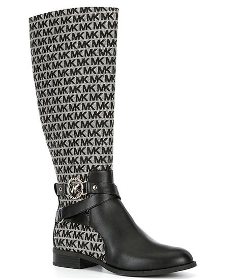 michael kors equestrian boots|michael kors kara bootie.